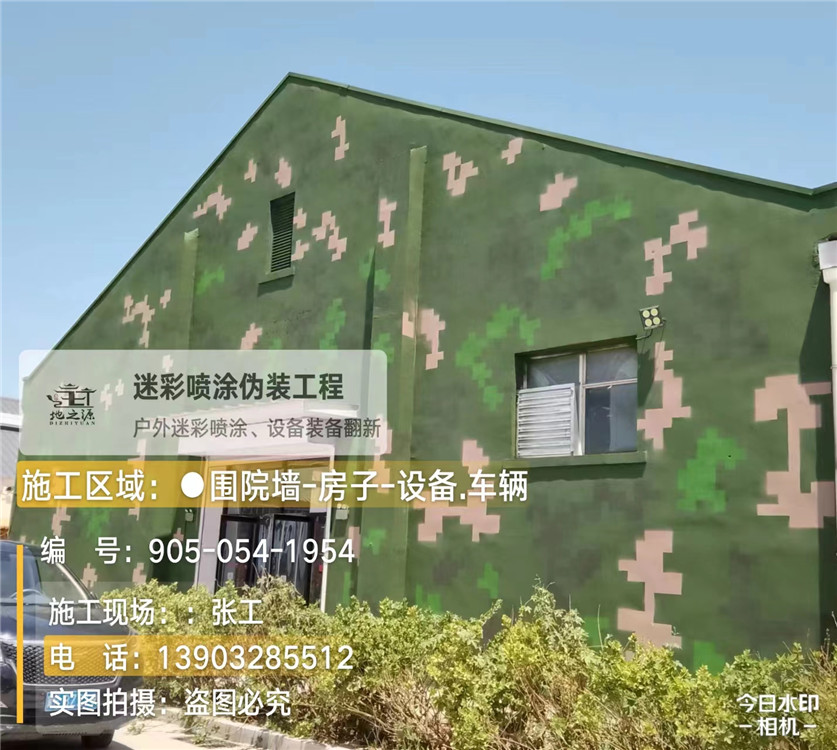 酒泉外墙数码迷彩漆施工报价清单(100㎡标准墙面测算)